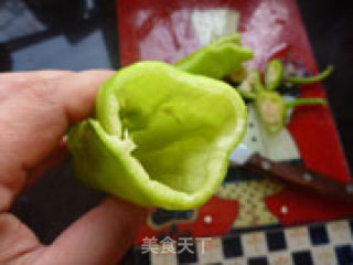 青椒酿肉的做法步骤：6
