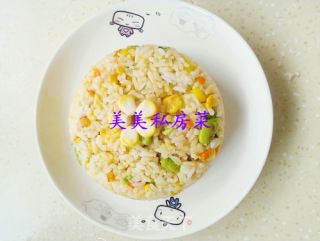 看不见蛋的蛋炒饭的做法步骤：9