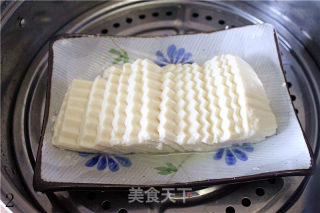 红油鸡丝嫩豆腐的做法步骤：2