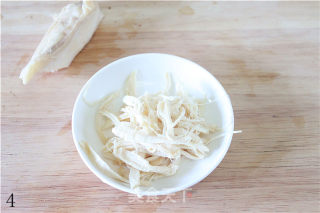 红油鸡丝嫩豆腐的做法步骤：4