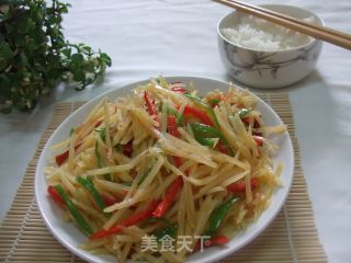 彩色土豆丝的做法步骤：9