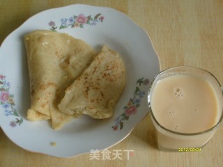 小麦胚芽鸡蛋饼的做法步骤：6