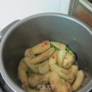 红烧去皮茄子的做法步骤：6