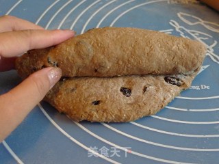 【全麦葡萄干面包】更健康更美味的做法步骤：9