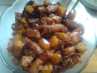魔芋土豆红烧肉的做法步骤：10