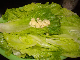 蚝油生菜的做法步骤：2