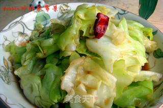 经典美味【糖醋手撕包菜】（怎样炒恰到好处）的做法步骤：8