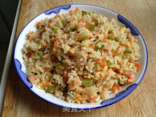 剩饭也美味——炒饭的做法步骤：5
