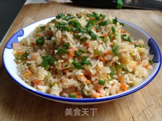 剩饭也美味——炒饭的做法步骤：6