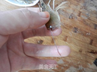 鲜虾凤尾烧麦的做法步骤：3