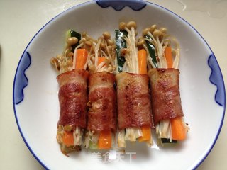 金针培根卷的做法步骤：9