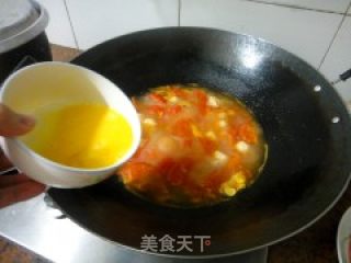 猪肉丸番茄蛋花汤的做法步骤：8