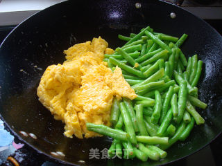 豆角炒鸡蛋的做法步骤：8