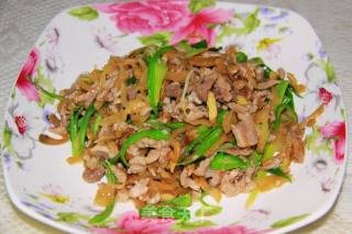 榨菜炒肉丝的做法步骤：10