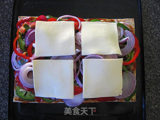 孜然羊肉披萨的做法步骤：9