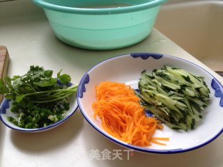 爽口莜面的做法步骤：2