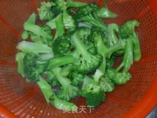 西兰花炒肉片的做法步骤：2