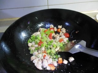 十彩鸡丁的做法步骤：15