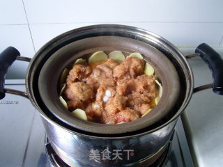 南乳粉蒸排骨的做法步骤：4
