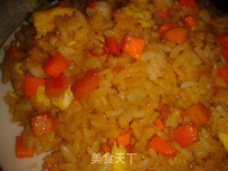 健康版炒饭的做法步骤：5