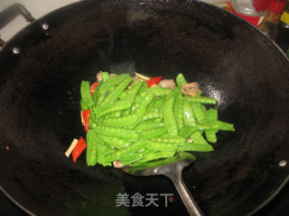 荷兰豆炒鸡心的做法步骤：9