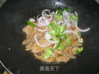 爆炒猪肝的做法步骤：7