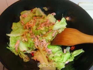 手撕包菜的做法步骤：7