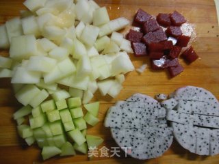 酸奶黑蒜沙拉的做法步骤：4