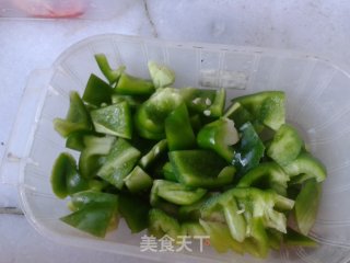 豉椒炒肉片的做法步骤：2