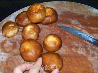 香菇扒西兰花的做法步骤：3