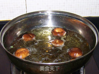 香菇扒西兰花的做法步骤：8