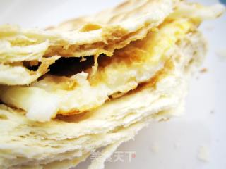 元气早餐---烧饼夹煎蛋的做法步骤：9