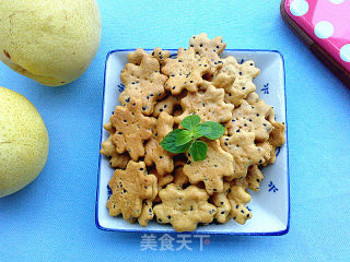 黑芝麻苏打饼的做法步骤：12