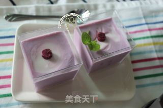 我既娇柔又浪漫—— 紫薯芝士冻的做法步骤：6