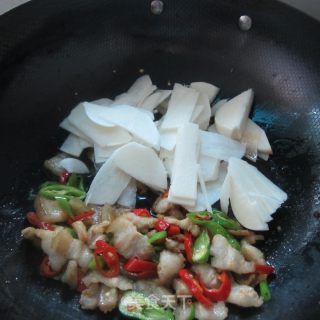 凉茹炒肉的做法步骤：7
