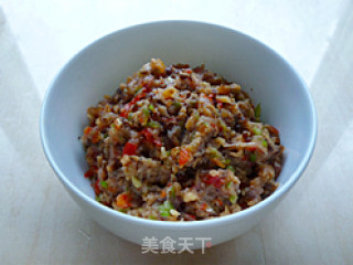 香菇糯米饼的做法步骤：7