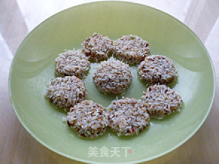 香菇糯米饼的做法步骤：10