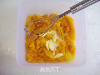 外酥里糯，又香又脆滴——椰香南瓜饼的做法步骤：2