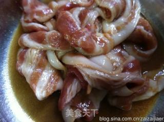香煎蔬菜豬肉卷的做法步骤：2