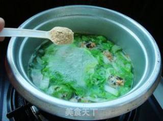 饺馅丸子面的做法步骤：7