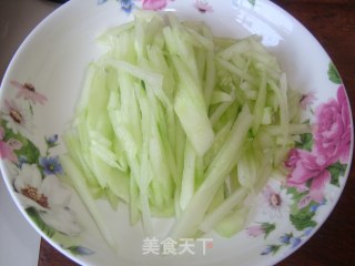 三丝凉面的做法步骤：2