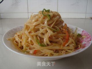 三丝凉面的做法步骤：7