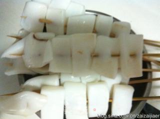 蒜味烤魷魚的做法步骤：3