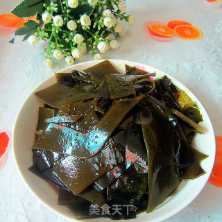 高汤焖海带的做法步骤：5