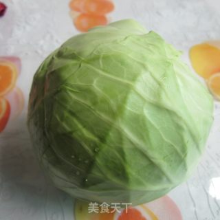 素炒圆白菜的做法步骤：1