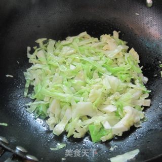 素炒圆白菜的做法步骤：5