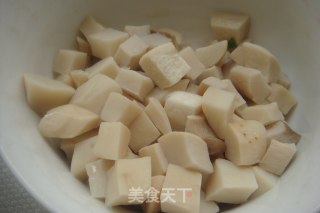 快手小炒-【翡翠香干杏鲍菇】的做法步骤：2