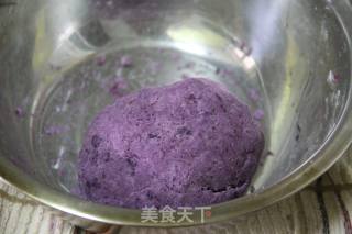 香煎紫薯饼的做法步骤：4