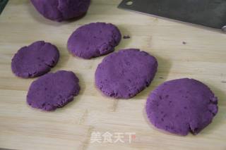 香煎紫薯饼的做法步骤：5