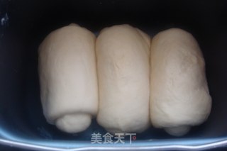 再战面包机【纯奶吐司】的做法步骤：9